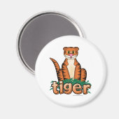 TIJGER! MAGNEET (Voorkant / Achterkant)