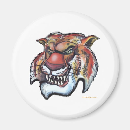 tijger magneet (Voorkant)