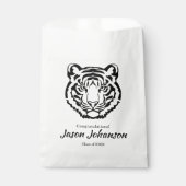 Tijger Mascot Thema Afstuderen Favor Bag Reunion Bedankzakje (Voorkant)