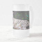 tijger matglas bierpul (Voorkant rechts)