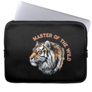 Tijger Meester van de Wildernis Laptop Sleeve