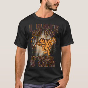 Tijger Meme Big Cat Wild Animal Retro Fast Food T-shirt