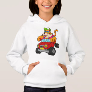 Tijger met auto
