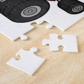 Tijger met auto legpuzzel (Zijkant)