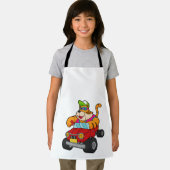 Tijger met auto schort (Insitu)