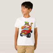 Tijger met auto t-shirt (Voorkant volledig)