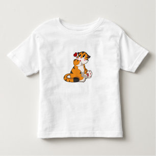 Tijger met hart kinder shirts