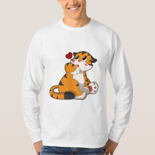 Tijger met hart t-shirt