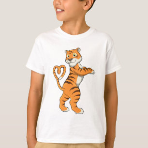 Tijger met hart t-shirt