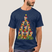 Tijger met kerstmis - wift met kerstmis t-shirt (Voorkant)