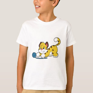 Tijger met kogel van Wollgarens T-shirt