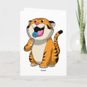 Tijger met Lolly Kaart (Achterkant)