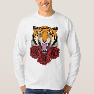 Tijger met Roos T-shirt