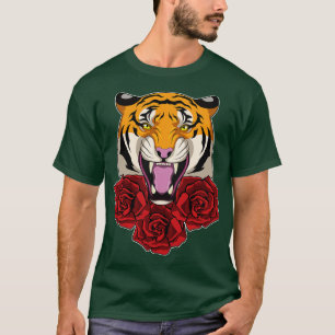 Tijger met Roos T-shirt