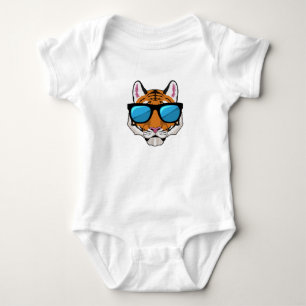 Tijger met zonnebril romper