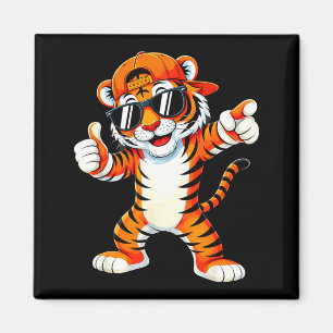 Tijger met zonnebril tijger dier tijger mannen vro magneet