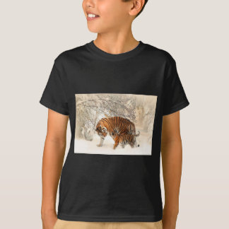 Tijger Moeder en baby T-shirt