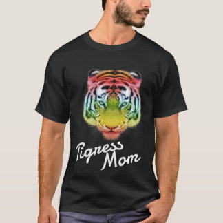 Tijger Moeder Regenboog Tijger T-shirt