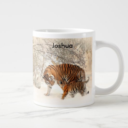 Tijger Mok moeder en Cub Jumbo (Rechts)