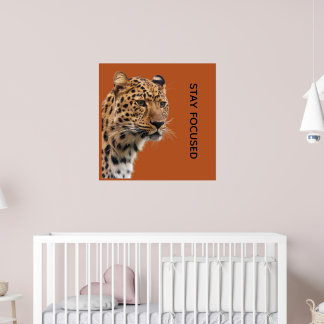 Tijger Motivatie Muur Kunst Poster Blijf Gefocust