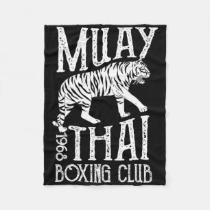 Tijger Muay Thai Kickboksen Club Mma Trainingscade Fleece Deken