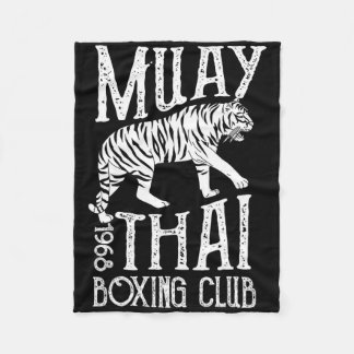 Tijger Muay Thai Kickboksen Club Mma Trainingscade Fleece Deken