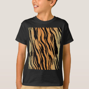 Tijger naadloze patroonstructuur achtergrond t-shirt