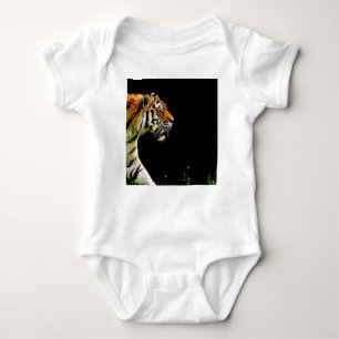 Tijger nadert - Wild Animal kunstwerk Romper