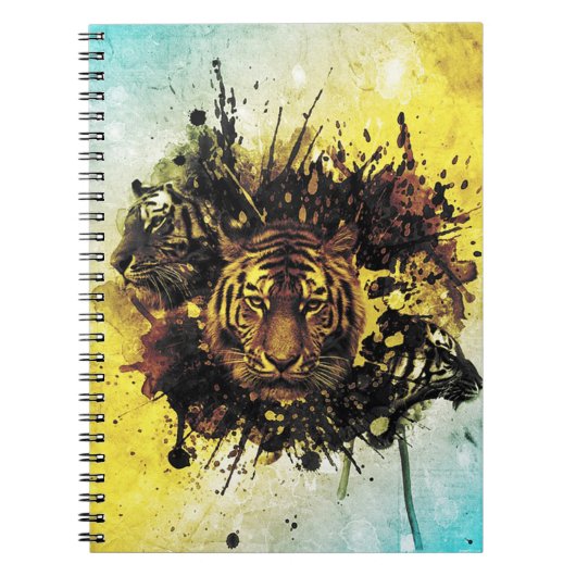 tijger notitieboek (Voorkant)