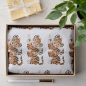Tijger ontwerp tissuepapier (Geschenk)