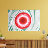 Tijger Oog Marmerend Canvas Art No4 (Insitu (Woonkamer))