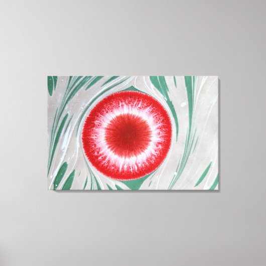 Tijger Oog Marmerend Canvas Art No4 Afdruk (Voorkant)