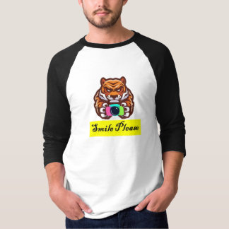 Tijger op de Prowl (met een Camera!) T-shirt