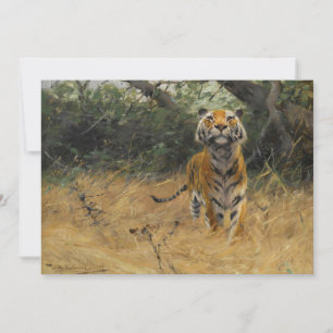 Tijger op het horloge   Wilhelm Kuhnert