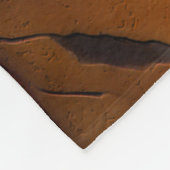 Tijger op zonsondergang fleece deken (Hoek)