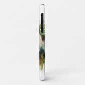 Tijger Pastel Bloemen Safari Waterverf Savannah Case-Mate iPhone Case (Achterkant/links)