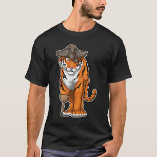 Tijger Piraat Houten been Oogpatch T-shirt