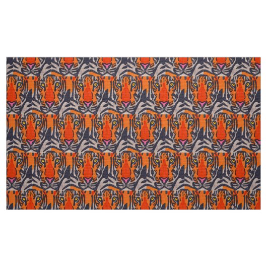 Tijger - Polyester Poplin Stof (Fat Quarter)