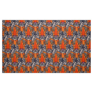 Tijger - Polyester Weefselstof Stof