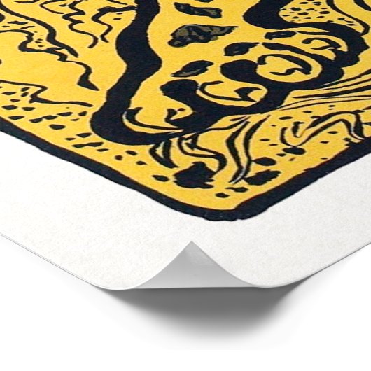 tijger poster (Hoek)