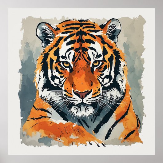 Tijger Poster (Voorkant)