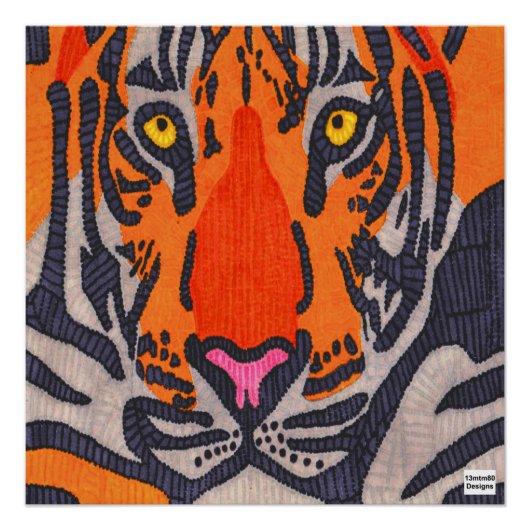 Tijger - Poster Print Perfect Poster (Voorkant)