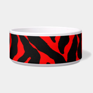 Tijger Print Dog Dish voor die wilde huisdier Voerbakje