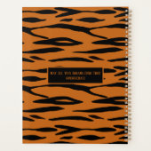 Tijger Print Pattern Planner (Achterkant)