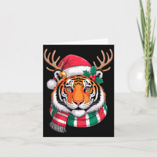 Tijger Rendier Kerstmis Sinterklaas Hoed Tijger Ke Kaart