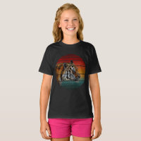 Tijger Retro Vintage Katten Cadeaus T-Shirt
