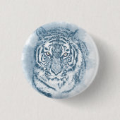 tijger ronde button 3,2 cm (Voorkant)