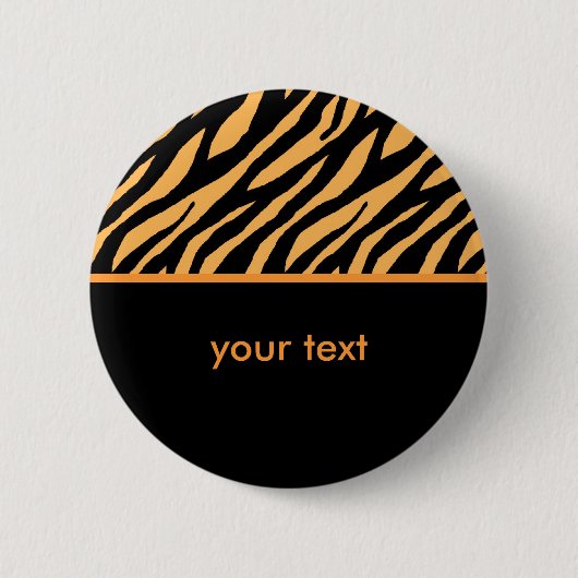 tijger ronde button 5,7 cm (Voorkant)