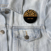 tijger ronde button 5,7 cm (In situ)