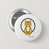 tijger ronde button 5,7 cm (Voorkant /achterkant)